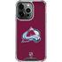 NHL Colorado Avalanche Distressed iPhone 16 Pro Clear Case